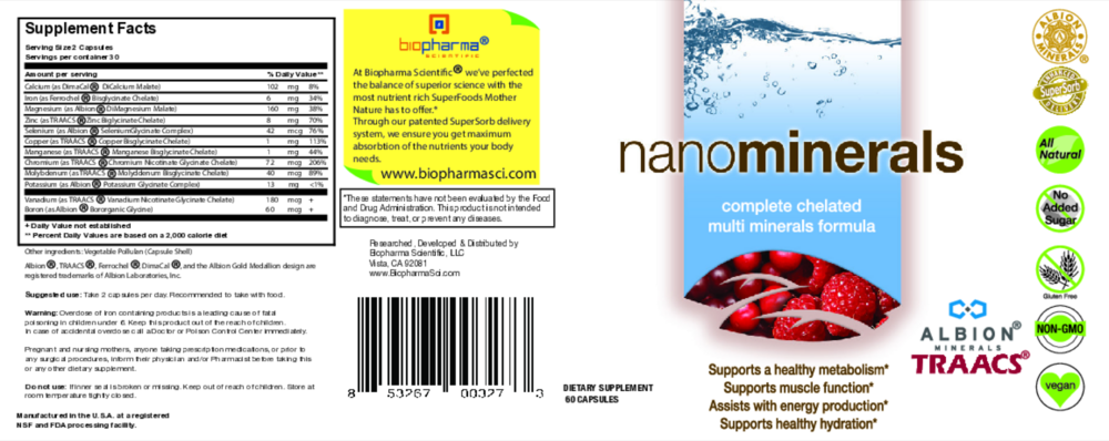 Product image for Nanominerals.