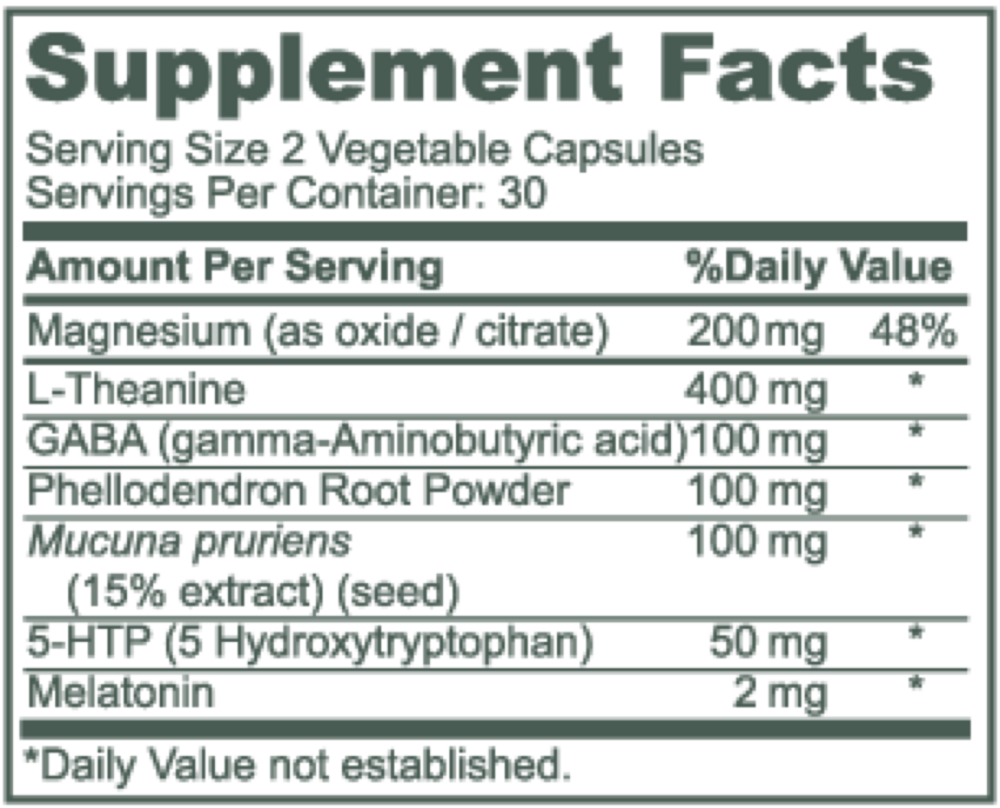 Product image for Nanosnooze - Melatonin + Magnesium + L-Theanine.
