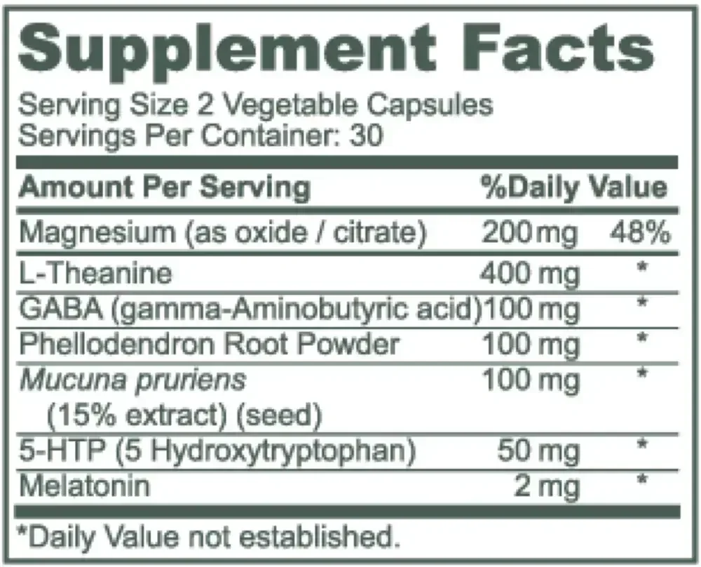 Product image for Nanosnooze - Melatonin + Magnesium + L-Theanine.