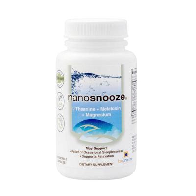 Nanosnooze - Melatonin + Magnesium + L-Theanine 60 capsules