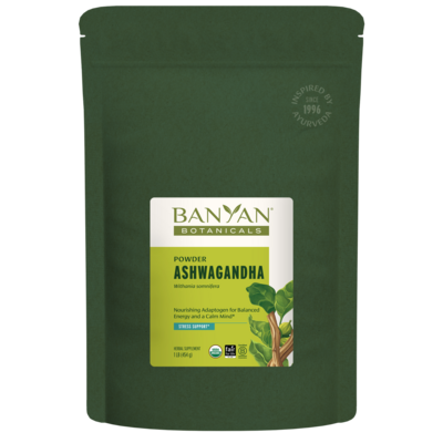 Ashwagandha Powder (Certified Organic) 454 Grams