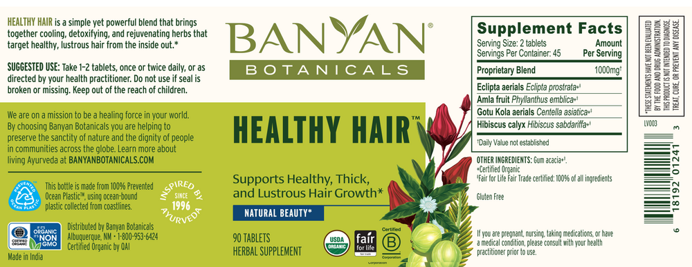 Product image for Healthy Hair, Organic.