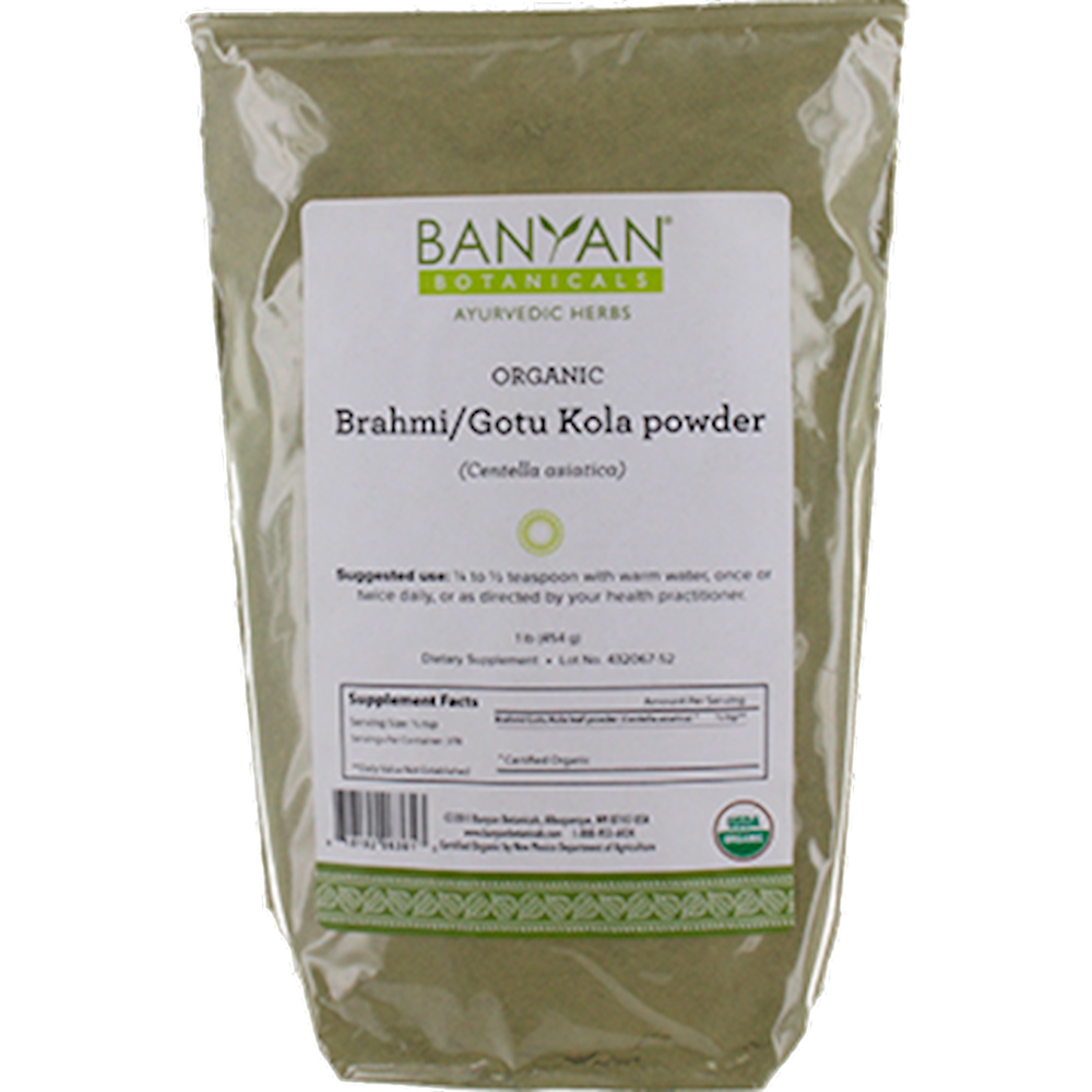 Product image for Brahmi&#x2F;Gotu Kola Leaf Pwdr Organic.