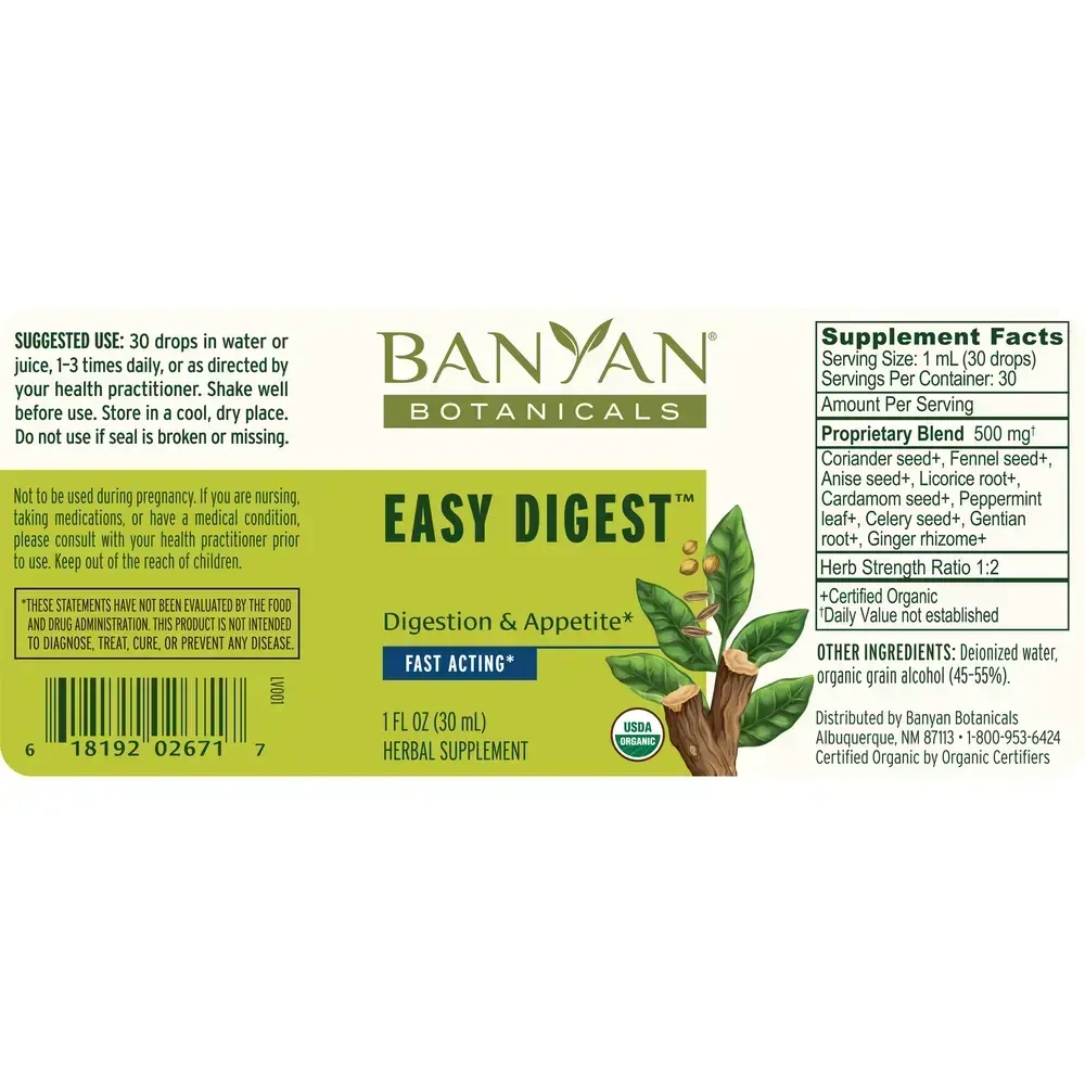 Product image for Easy Digest, Organic.