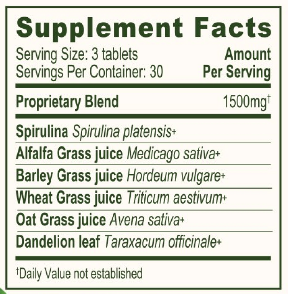 Product image for Everyday Greens™ Tablets.