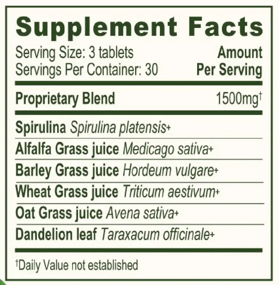 Product image for Everyday Greens™ Tablets.