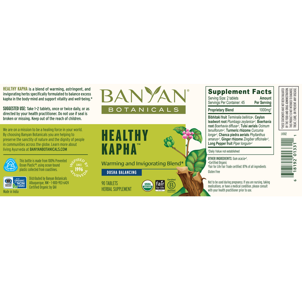 Product image for Healthy Kapha (Organic).