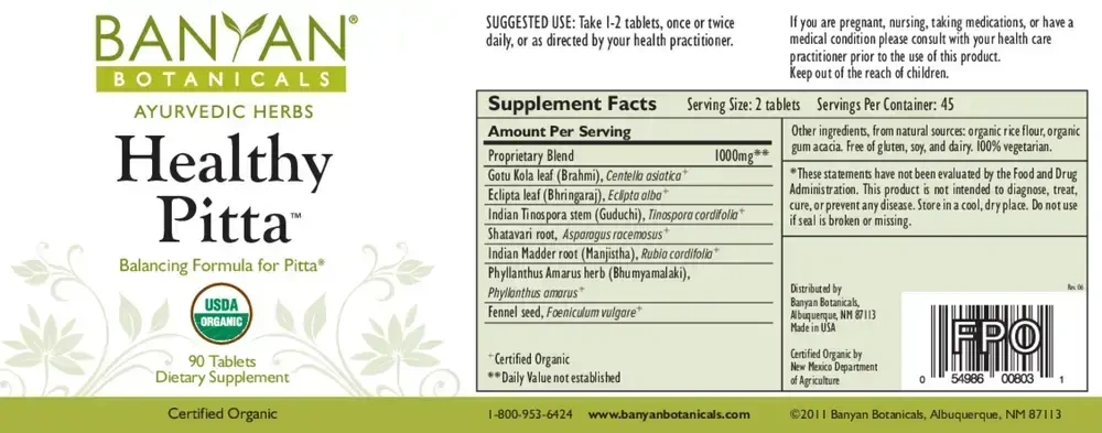 Product image for Healthy Pitta (Organic).