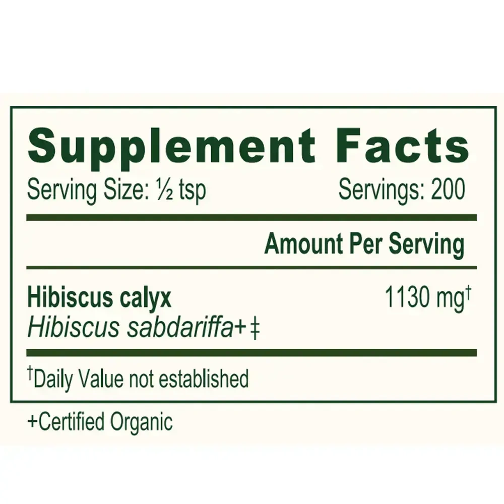 Product image for Hibiscus Powder Organic.