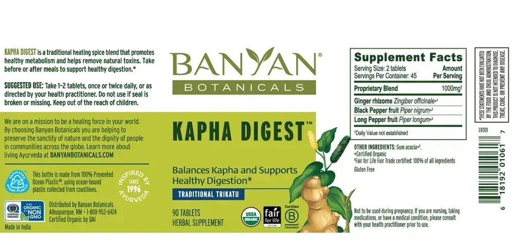 Product image for Kapha Digest, Organic.
