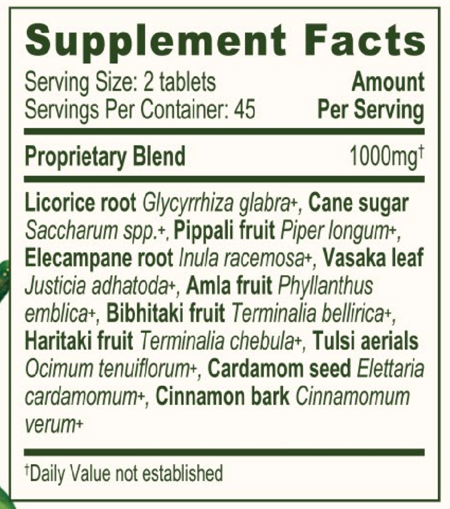 Product image for Lung Formula.