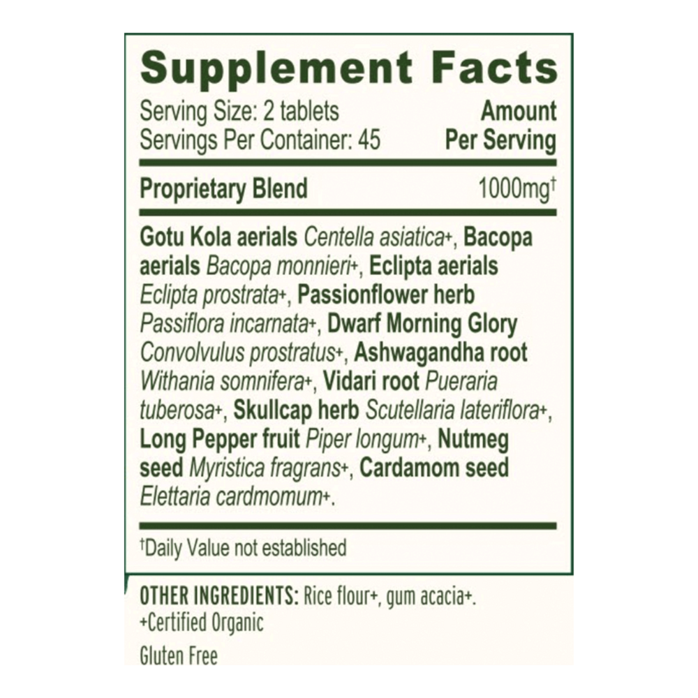 Product image for Mental Clarity Tablets.