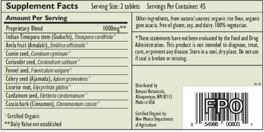 Product image for Pitta Digest.