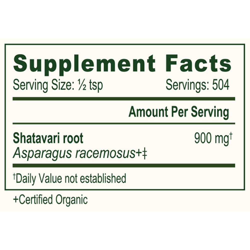 Product image for Shatavari Root Powder, Organic.