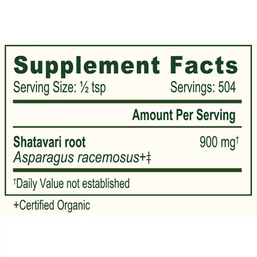 Product image for Shatavari Root Powder, Organic.
