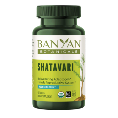 Shatavari Root Powder, Organic 90 tablets