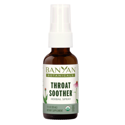 Throat Soother Spray, Organic 30 Milliliters
