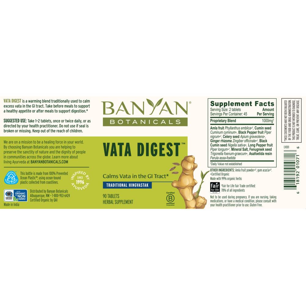 Product image for Vata Digest.
