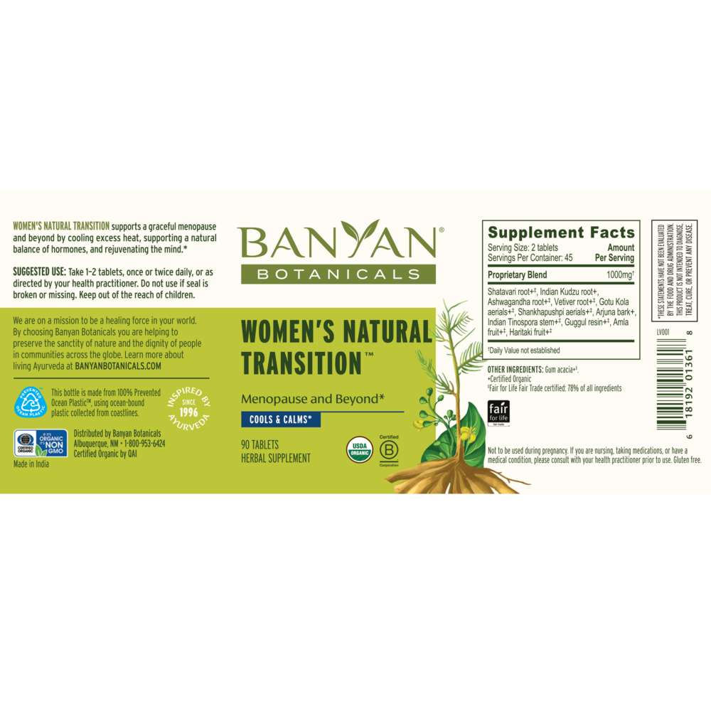 Product image for Women&#39;s Natural Transition™ Tablets.
