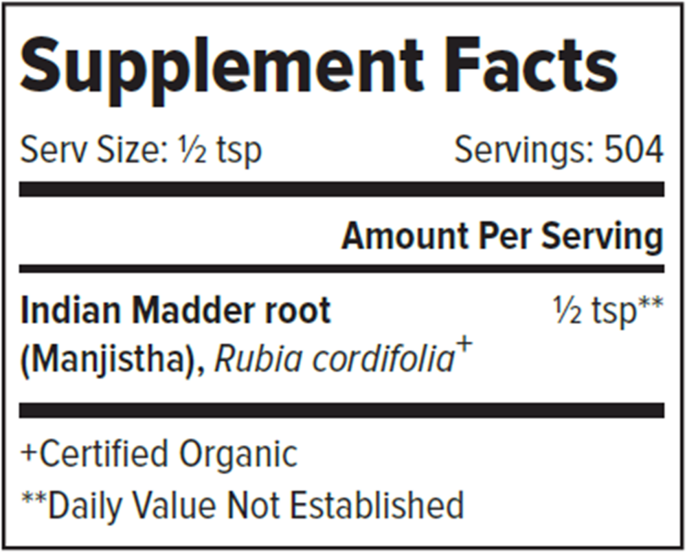 Product image for Manjistha Powder.