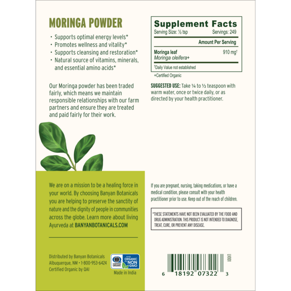Product image for Moringa Powder.