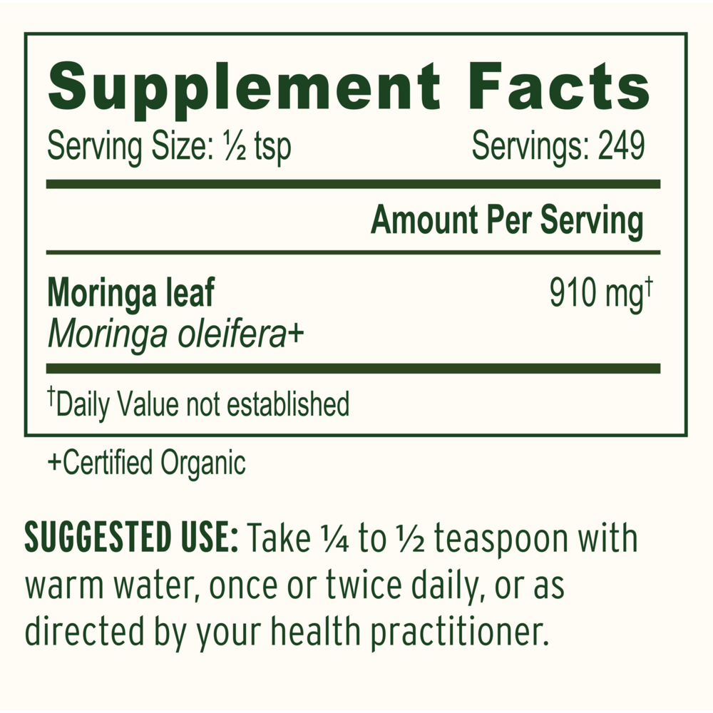 Product image for Moringa Powder.
