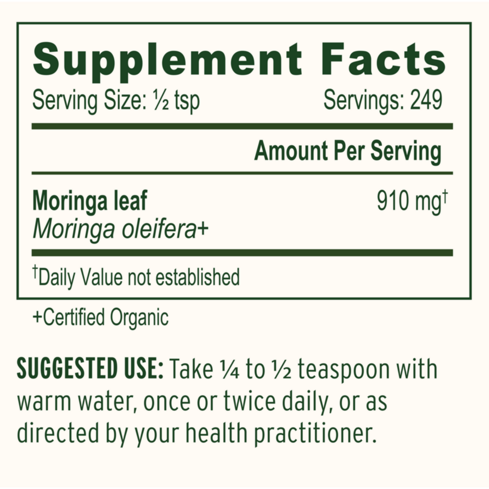 Product image for Moringa Powder.