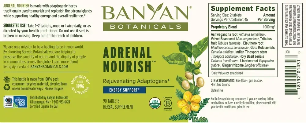 Product image for Adrenal Nourish Organic.