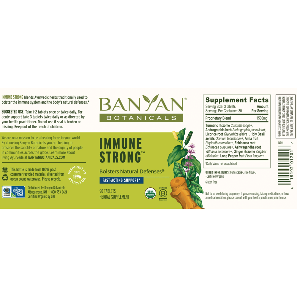 Product image for Immune Strong Tablets.