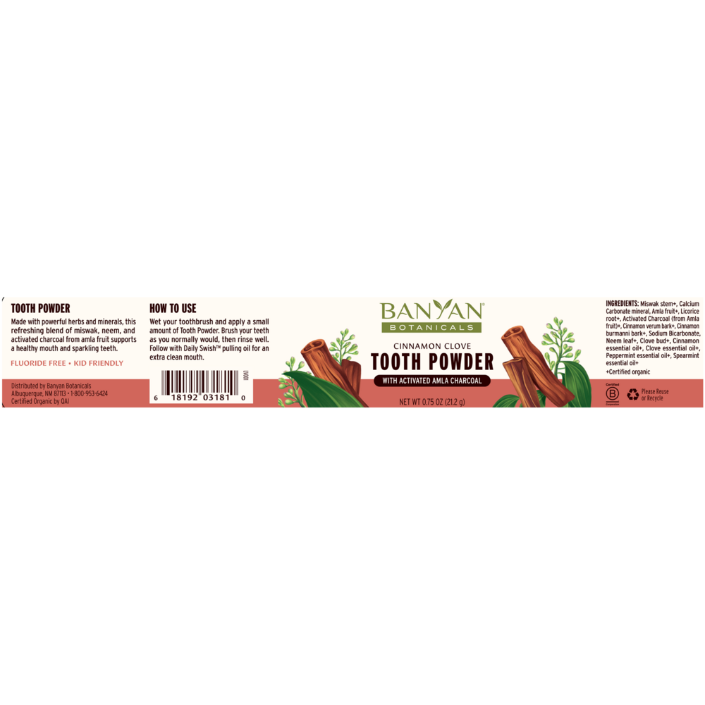 Product image for Cinnamon Tooth Powder.