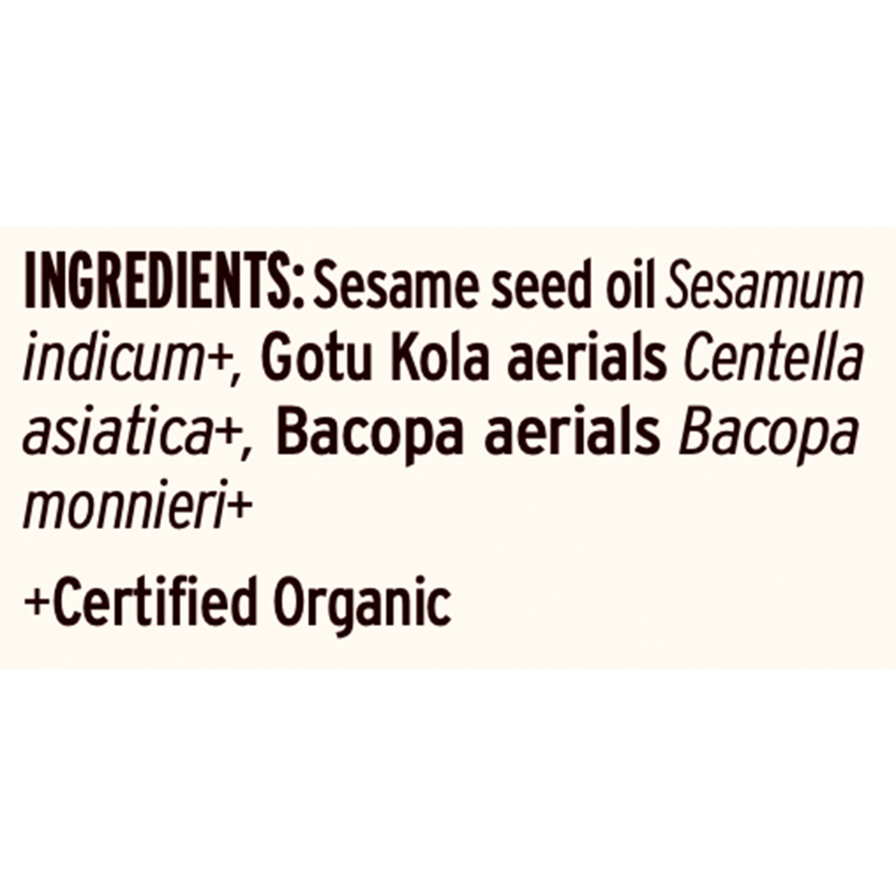 Product image for Brahmi Oil Sesame, Organic.