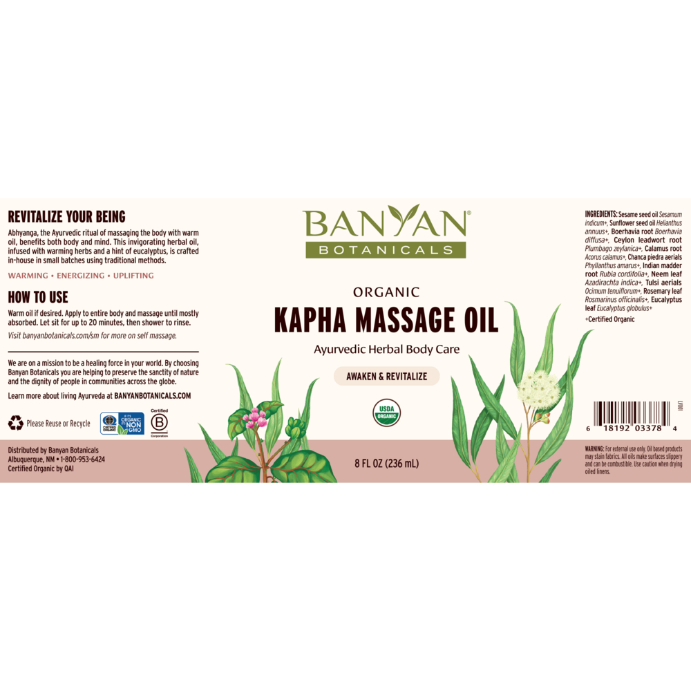 Product image for Kapha Massage Oil.
