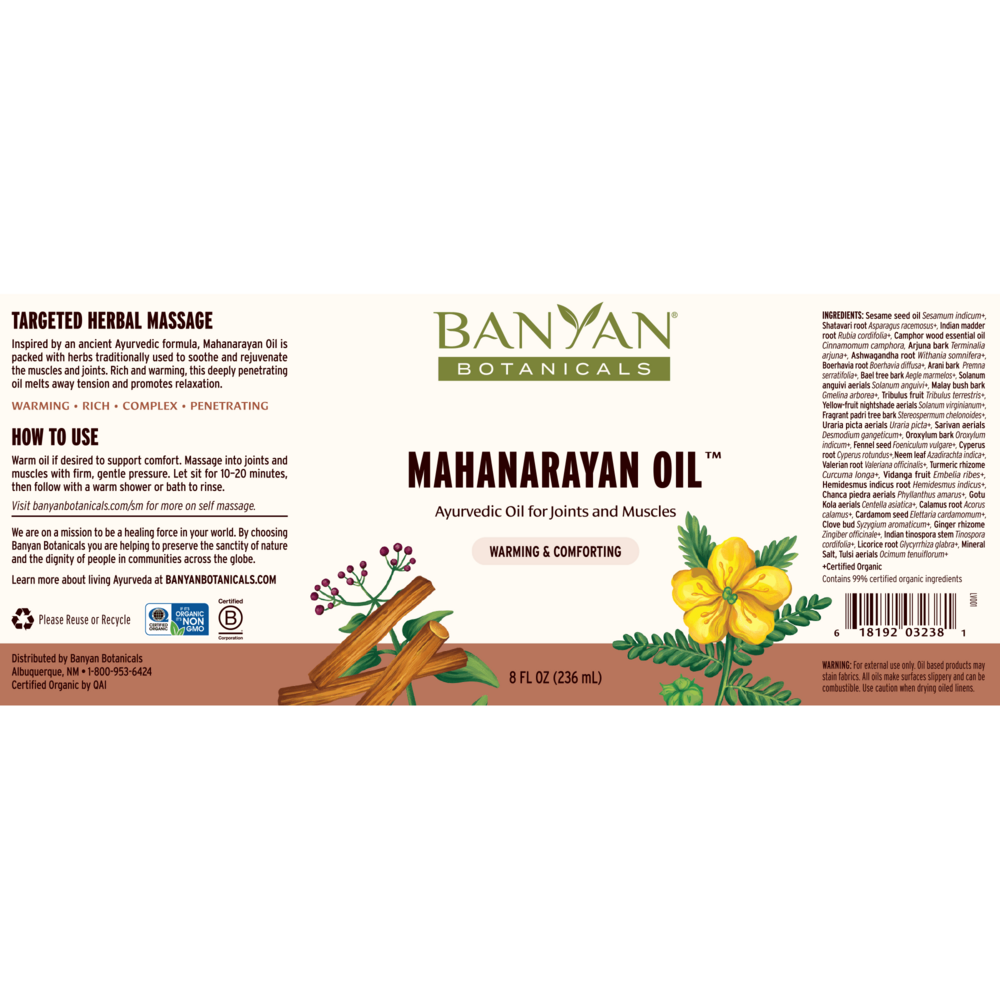 Product image for Mahanarayan Oil.