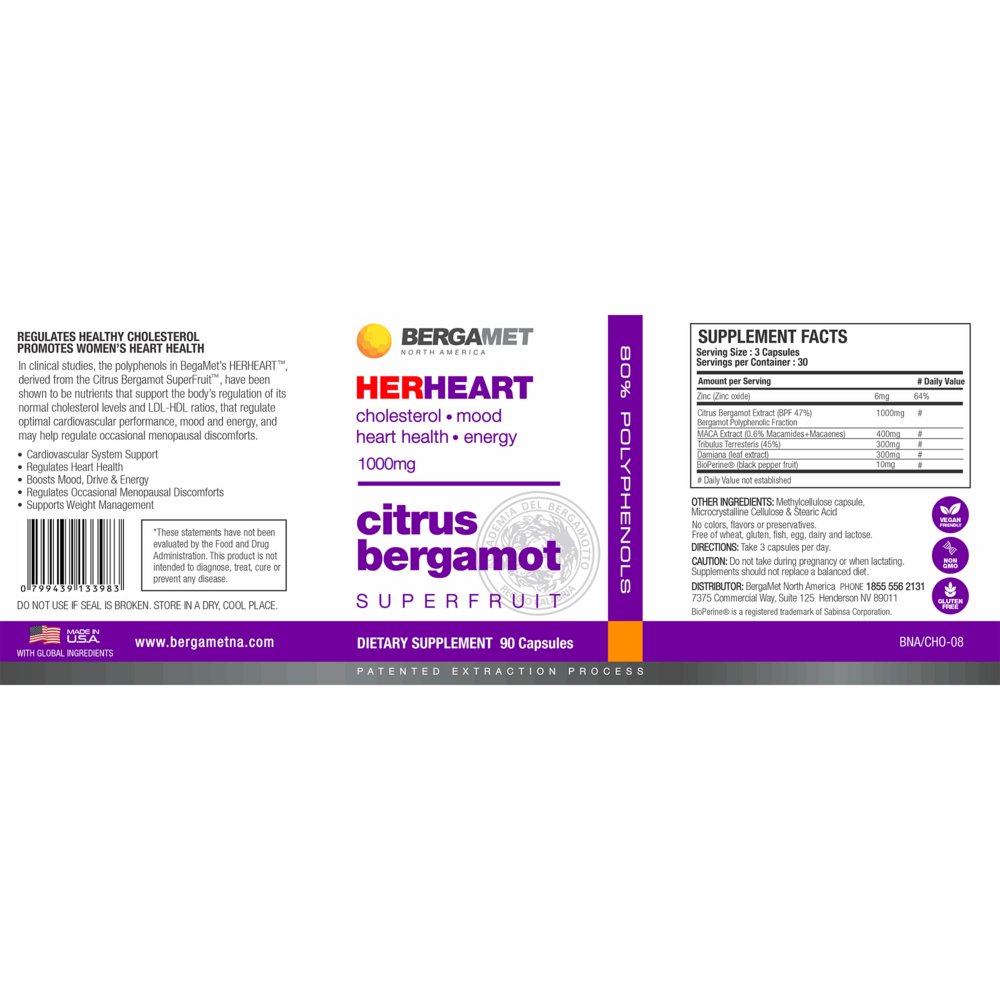 Product image for BergaMet HerHeart.