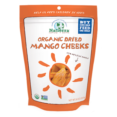 Dried Mango Cheeks Organic 8 Ounces