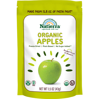 Organic Freeze Dried Apples 1.5 Ounces