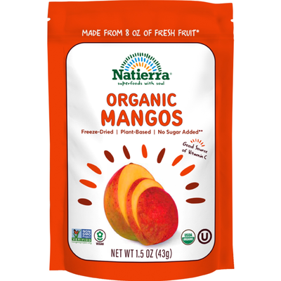 Organic Freeze Dried Mango 1.5 Ounces