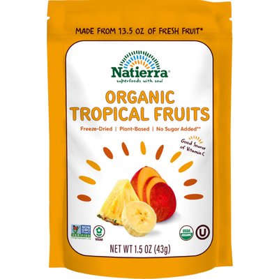 Organic Freeze Dried Tropical Fruits 1.5 Ounces