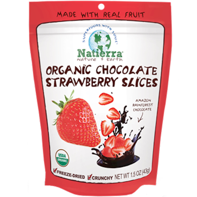Chocolate Strawberry Slices Organic 1.5 Ounces