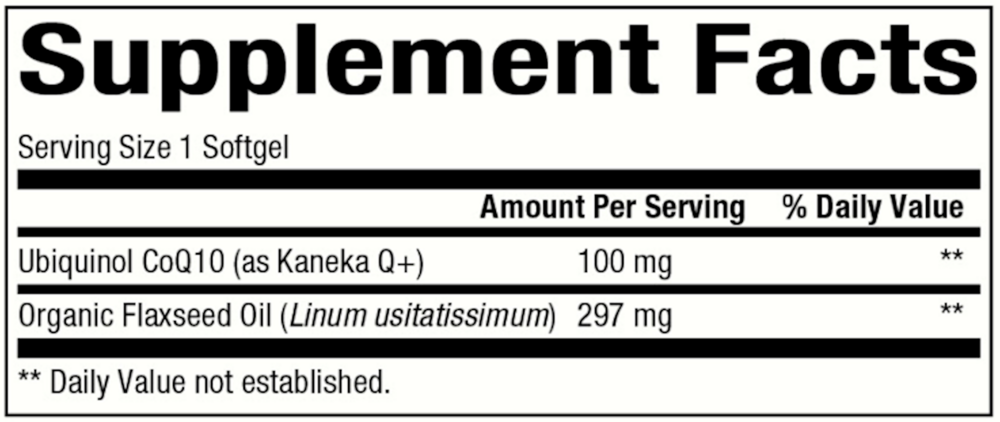 Product image for Ubiquinol CoQ10.