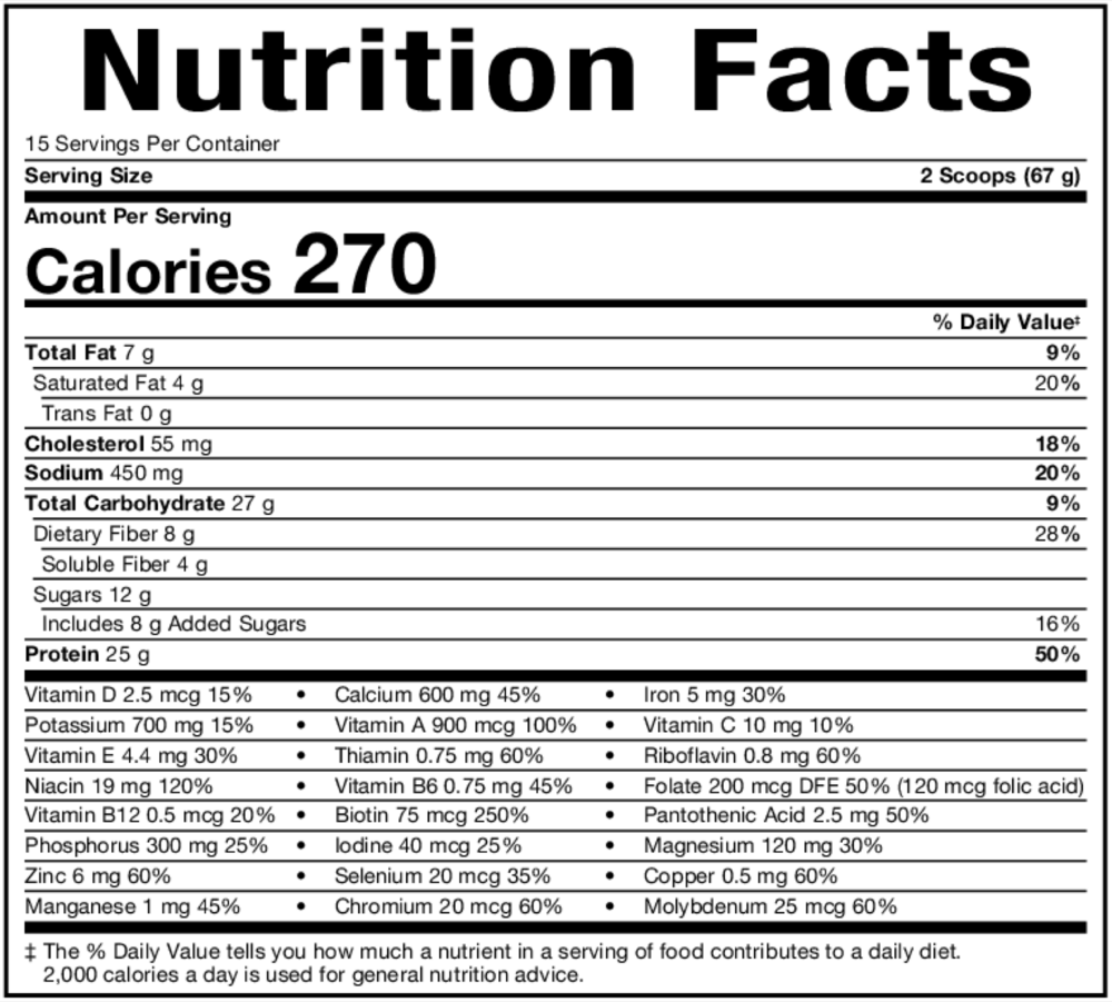 Product image for PGX WeightLoss Meal Replacement Chocolate.
