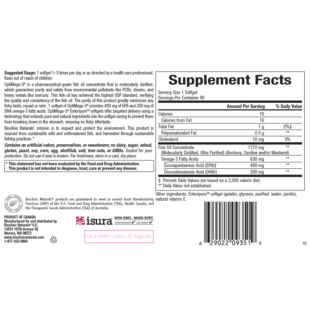 Product image for OptiMega-3.