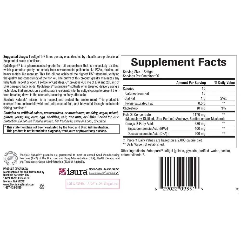 Product image for OptiMega-3.