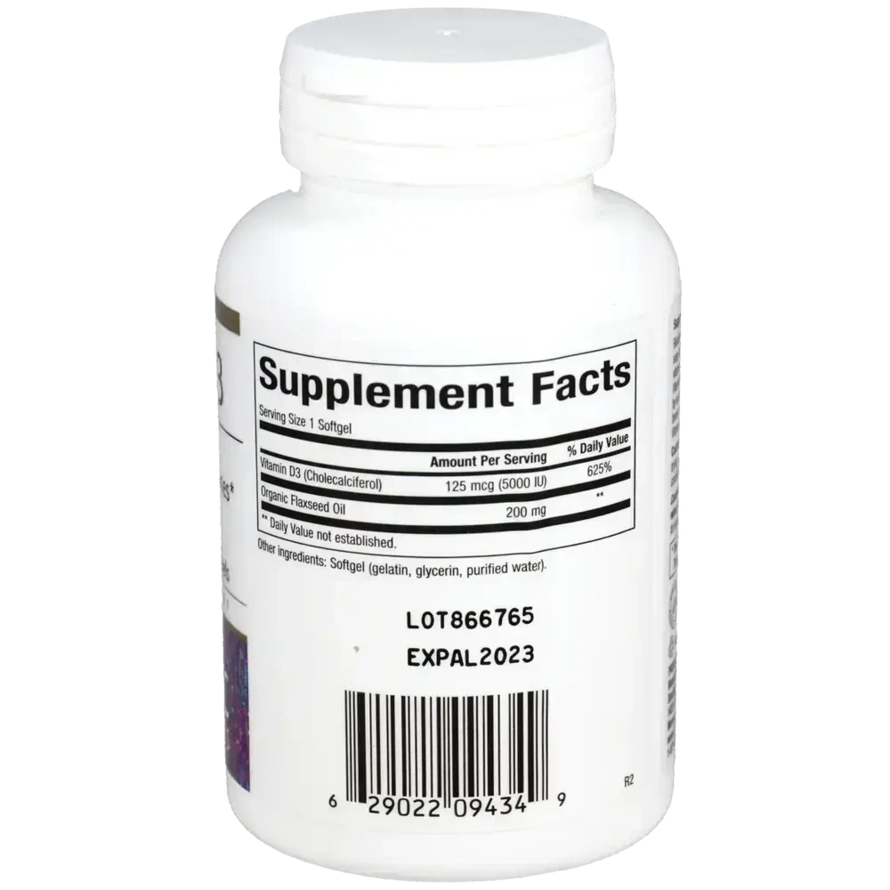 Product image for Vitamin D3 5000iu.