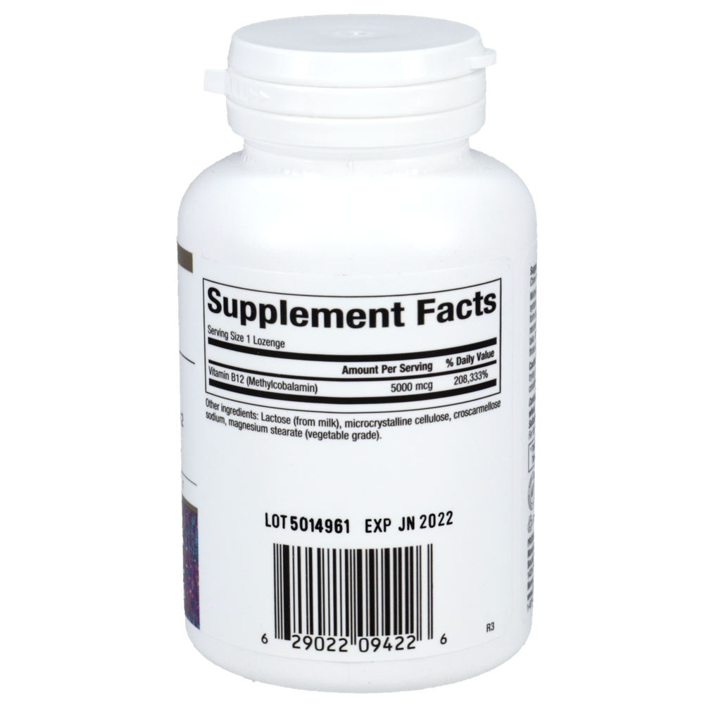 Product image for B12 Methylcobalamin 5000mcg.