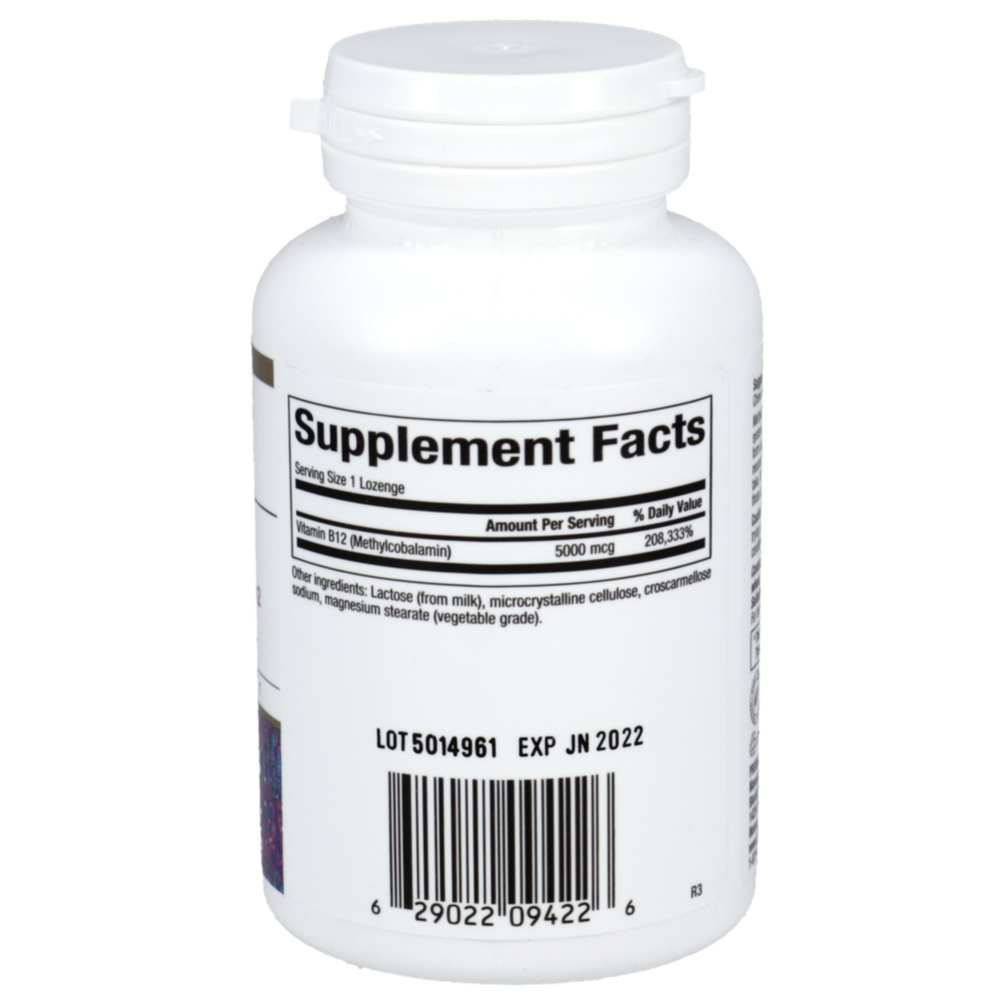 Product image for B12 Methylcobalamin 5000mcg.