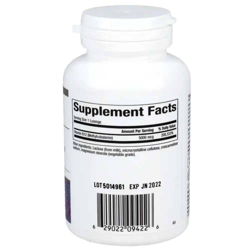 Product image for B12 Methylcobalamin 5000mcg.