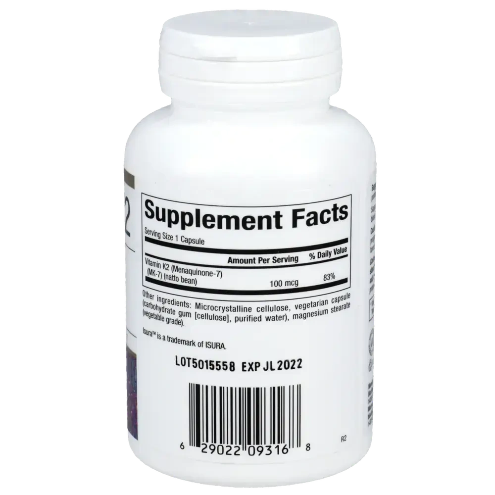 Product image for Vitamin K2 100mcg.