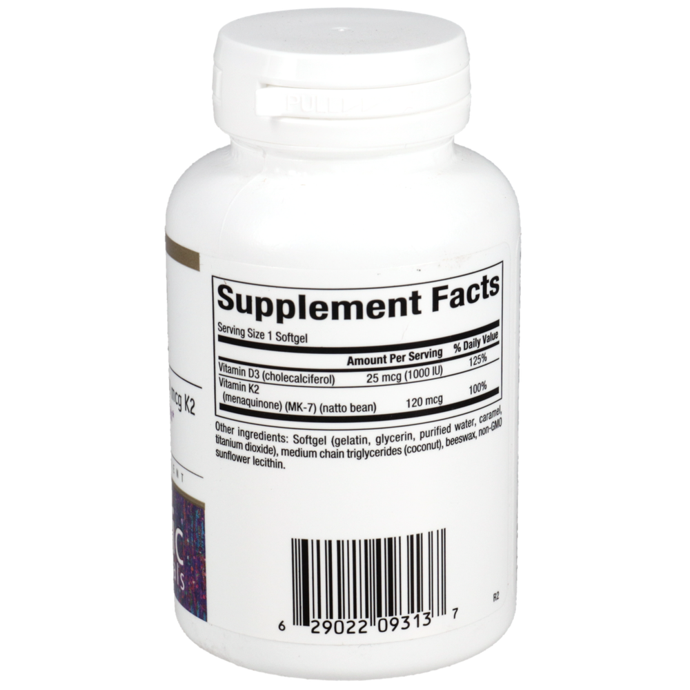 Product image for Vitamin K2 and D3.