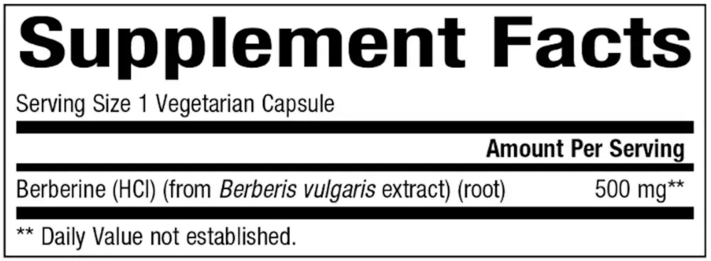 Product image for Berberine HCL.